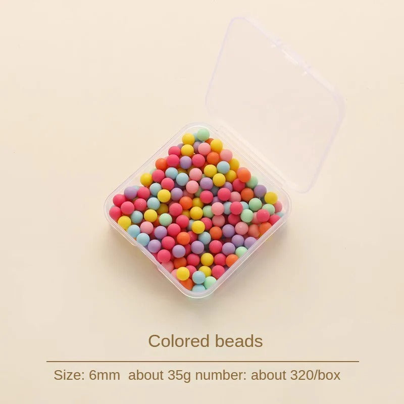 Kikizap Frosted Macaron Color Beads - DIY Phone Case Material - kikizap