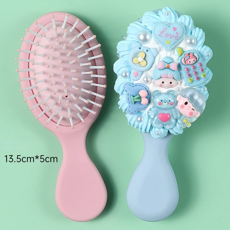 Kikizap Decoden Cream Glue and DIY Craft Supplies Set - Air Cushion Comb, Resin Accessories, Hairpins, and More - kikizap