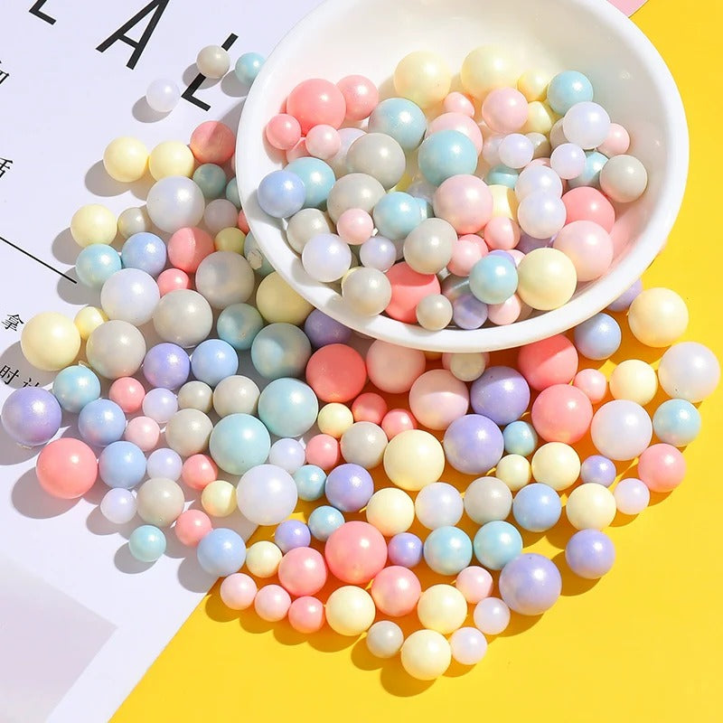 Kikizap: Macaron Pearlescent Round Beads DIY Kit - Resin Accessories - kikizap