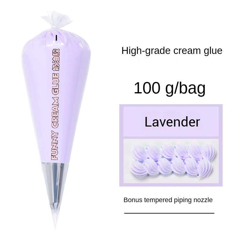 Kikizap High-Quality Decoden Cream | Fake Whipped Cream, Cream Glue