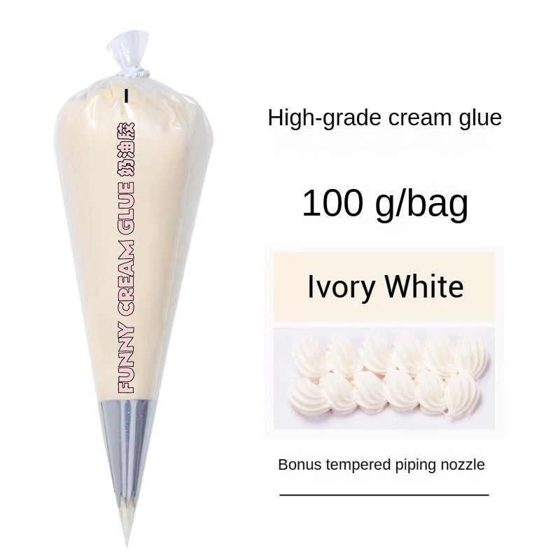 Kikizap High-Quality Decoden Cream | Fake Whipped Cream, Cream Glue