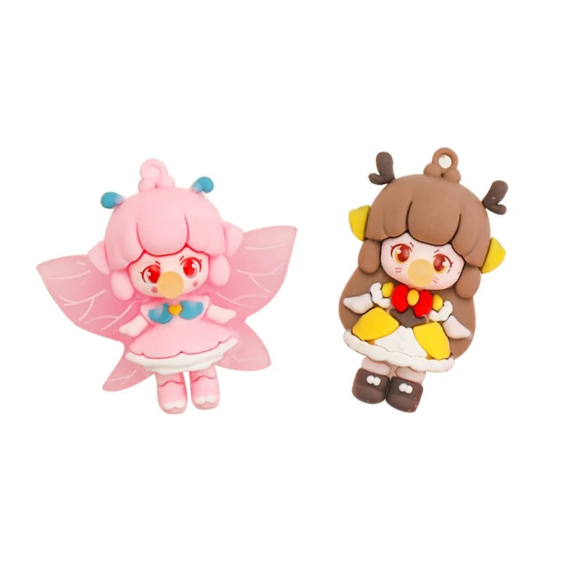 Kikizap Cartoon Fairy Girl Plush DIY Cream Jelly Phone Case Kit - kikizap