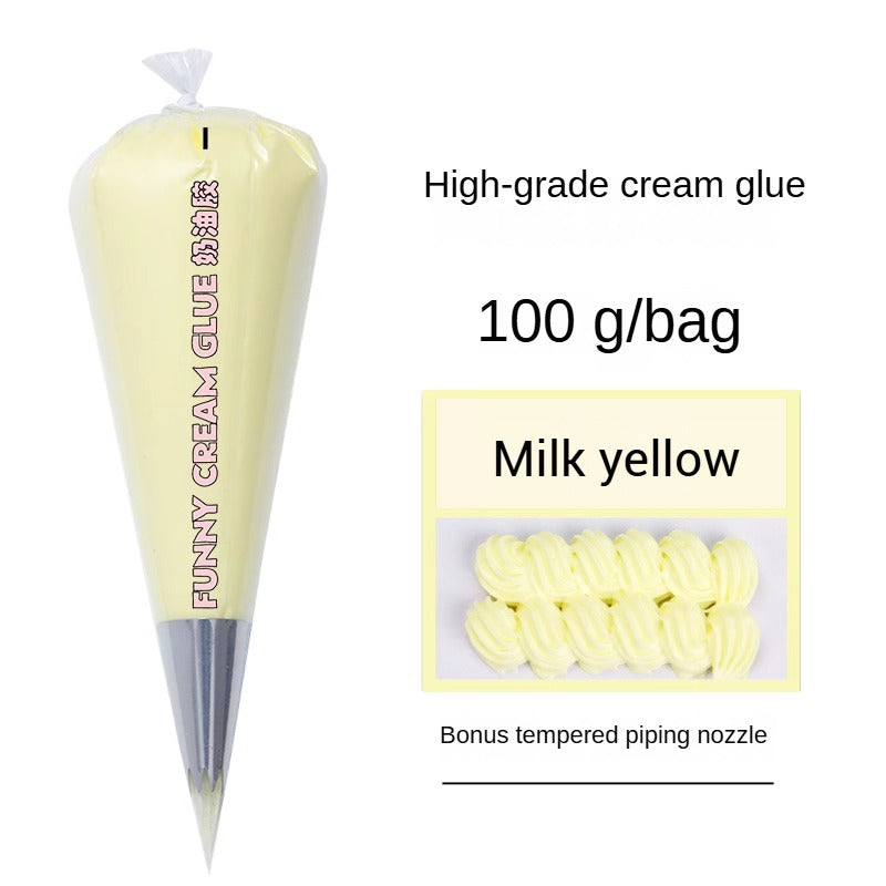 Kikizap High-Quality Decoden Cream | Fake Whipped Cream, Cream Glue - kikizap