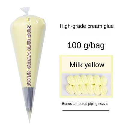 Kikizap High-Quality Decoden Cream | Fake Whipped Cream, Cream Glue - kikizap