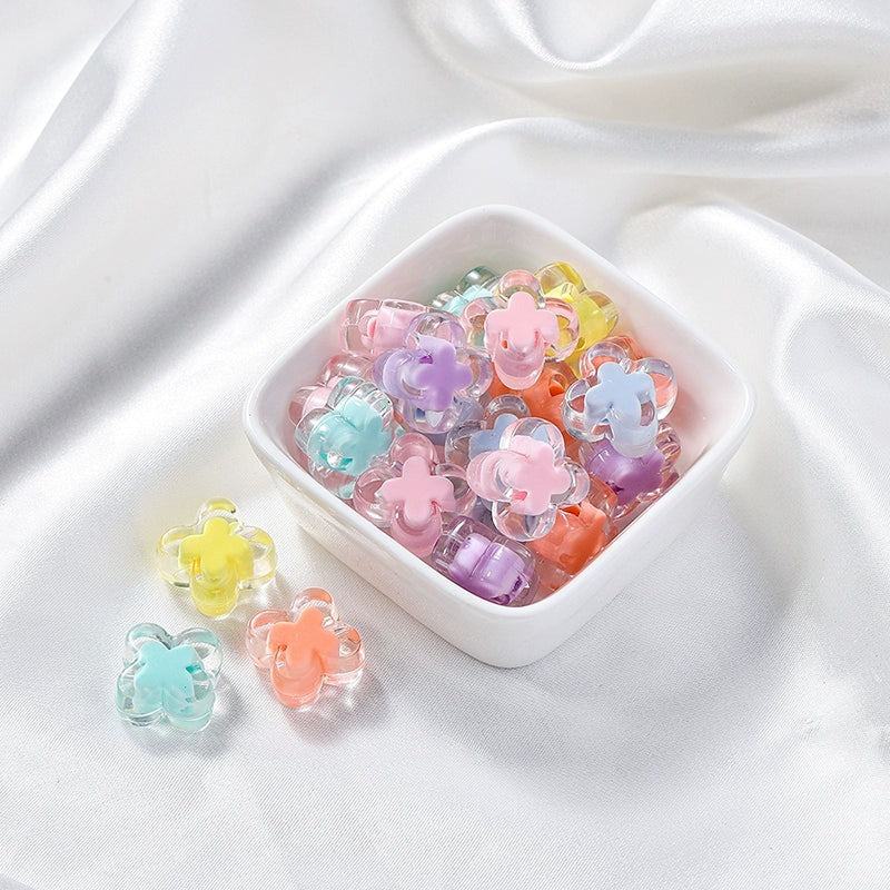Kikizap Frosted Acrylic Macaron Candy Color Beads - DIY Jewelry Materials - kikizap