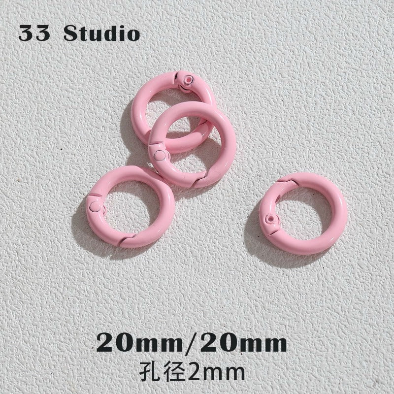 Kikizap: Pink Cartoon Beads DIY Kit - Handcrafted Charms - kikizap
