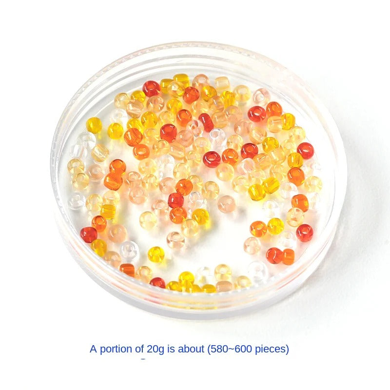 Kikizap 600pcs 3mm Glossy Glass Seed Beads for DIY Jewelry - kikizap