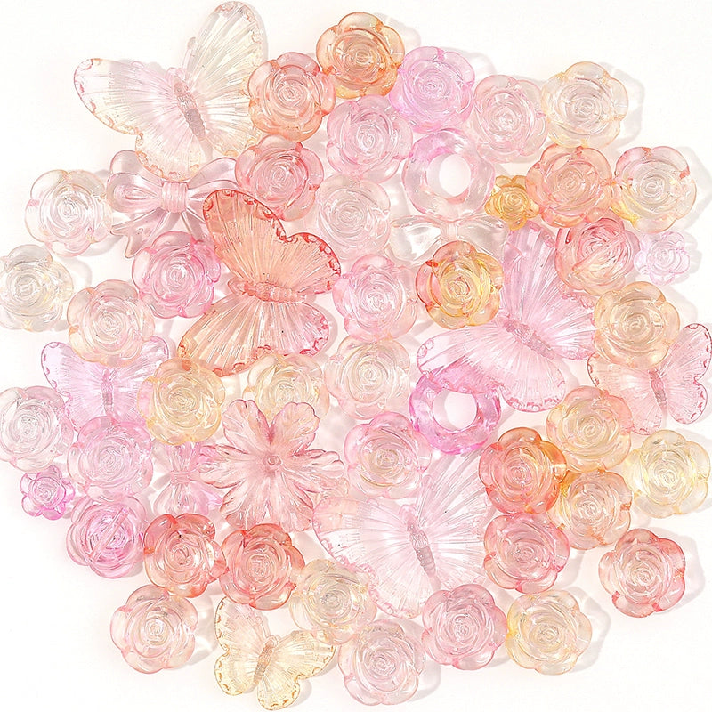 Kikizap Cream Glue DIY Rose Baroque Hairpin - Camellia Resin Accessories - kikizap