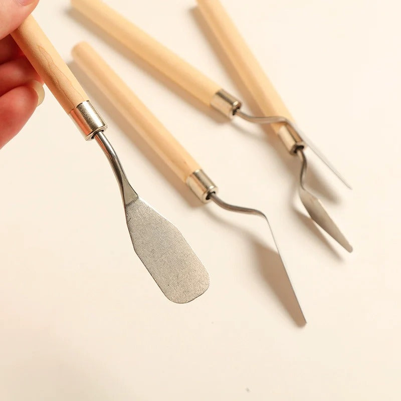 Kikizap Cream Glue DIY Tools - Painting Scrapers for Crafts - kikizap