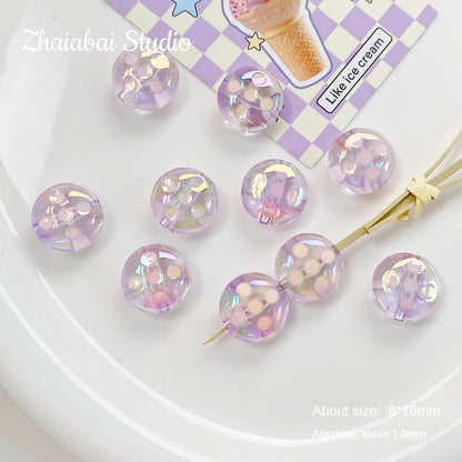 Kikizap Purple Series Cake Candy Beads - DIY Phone Charm - kikizap