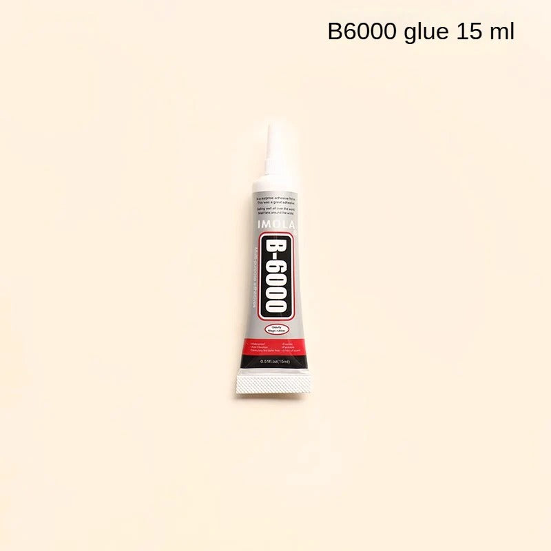 Kikizap Glue, Tweezers, Glue Tips, Tape - DIY Cream Glue Phone Case Hair Accessories Kit - kikizap